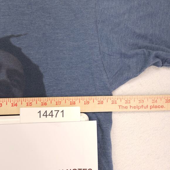 Bob Marley Band Short Sleeve Graphic Pullover T Shirt Mens Size Large L Blue - Picture 6 of 9